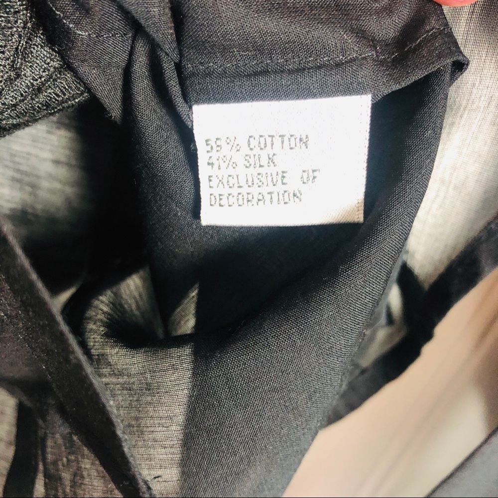 Talbots Embroidered Button Down Blouse - image 6